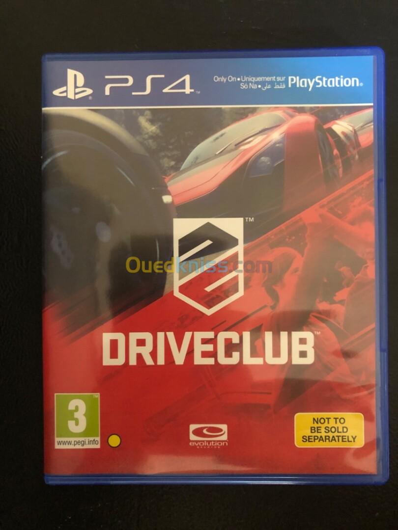 Drive club et killzone pour ps4