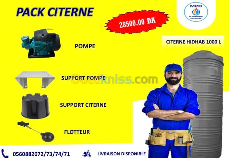 PACK CITERNE PROMO 1000 L / 800 L