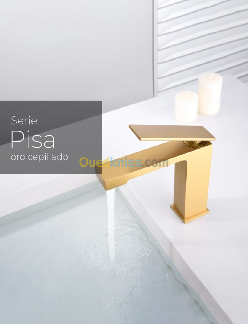 Mitigeur lavabo IMEX Pisa Gold