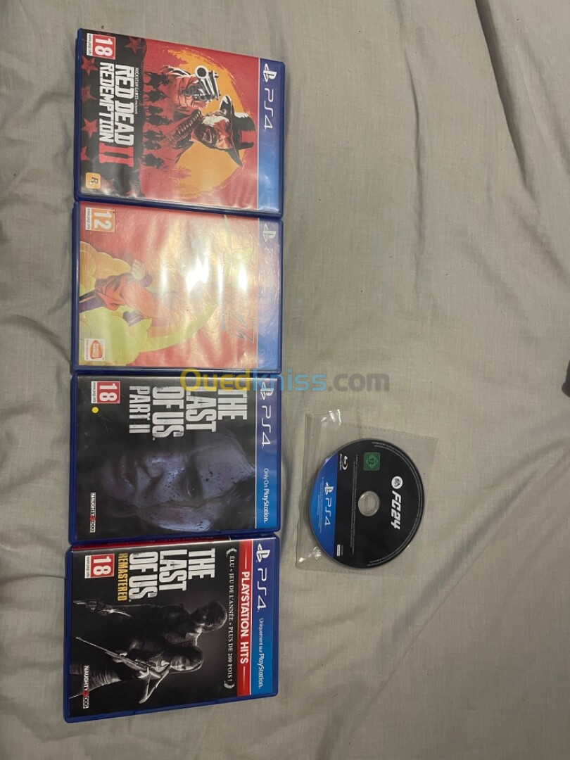 Lot de 5 jeux ps4 