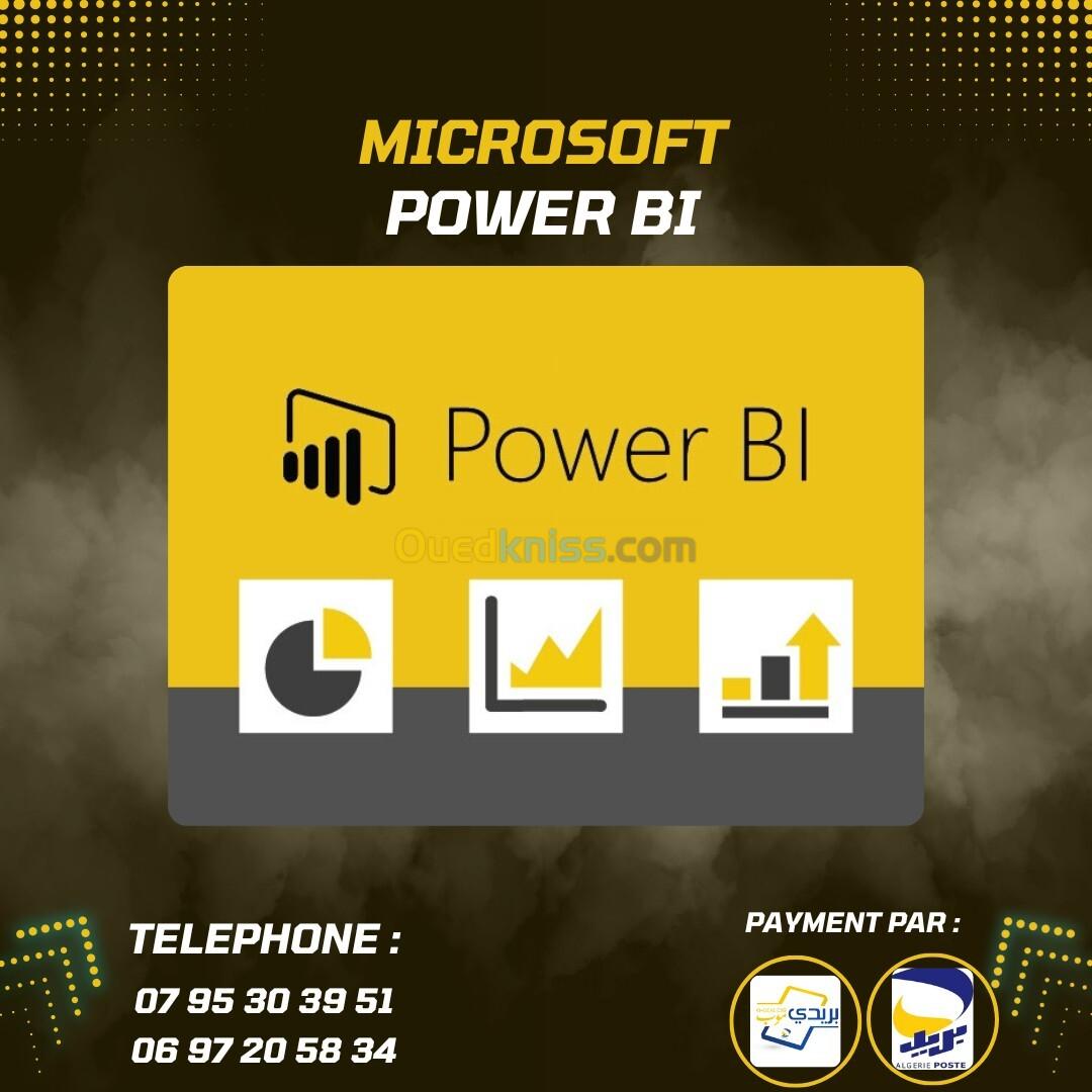 Power BI Abonnement 06 mois, 01 An Single User & Team