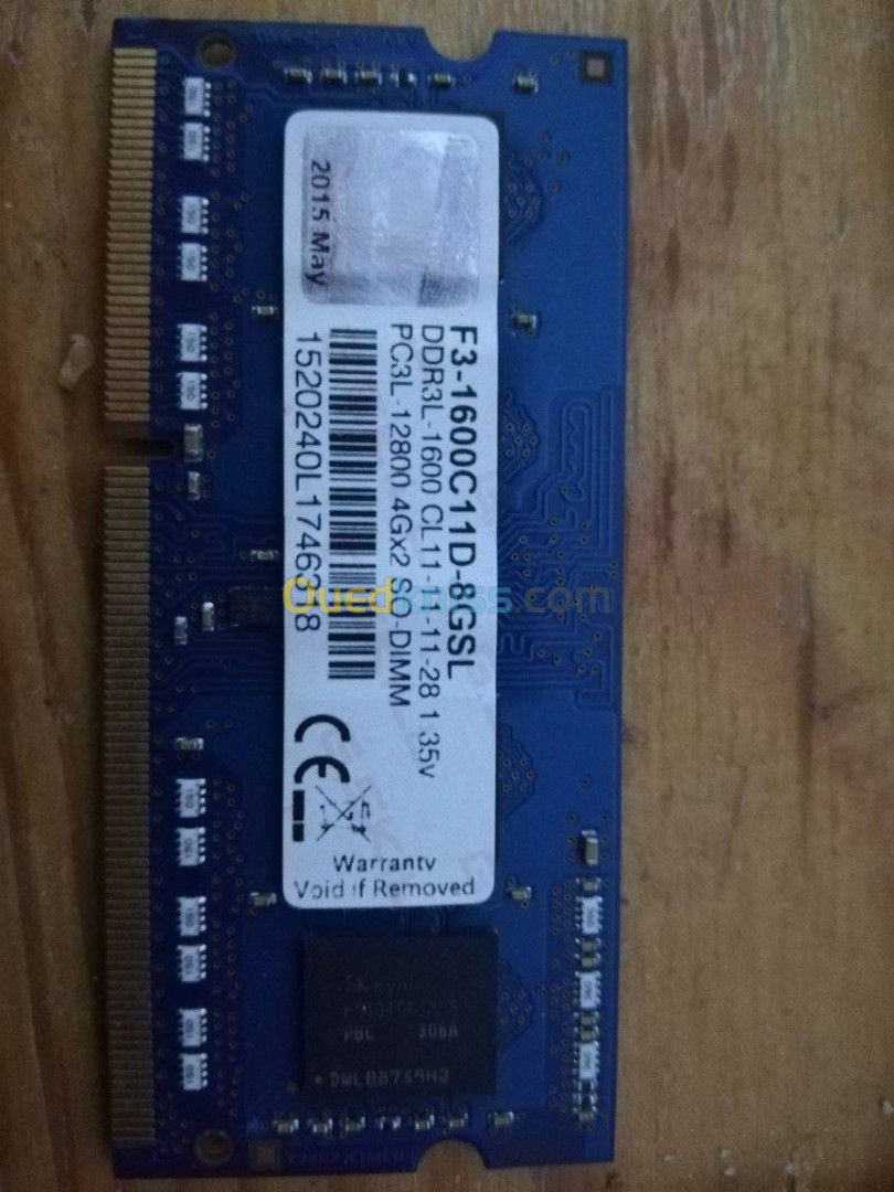 Barrette de ram Gskill 4gb ddr3