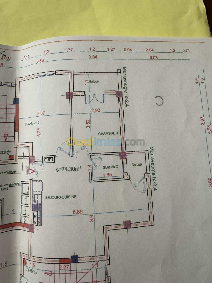 Vente Appartement F3 Boumerdès Zemmouri