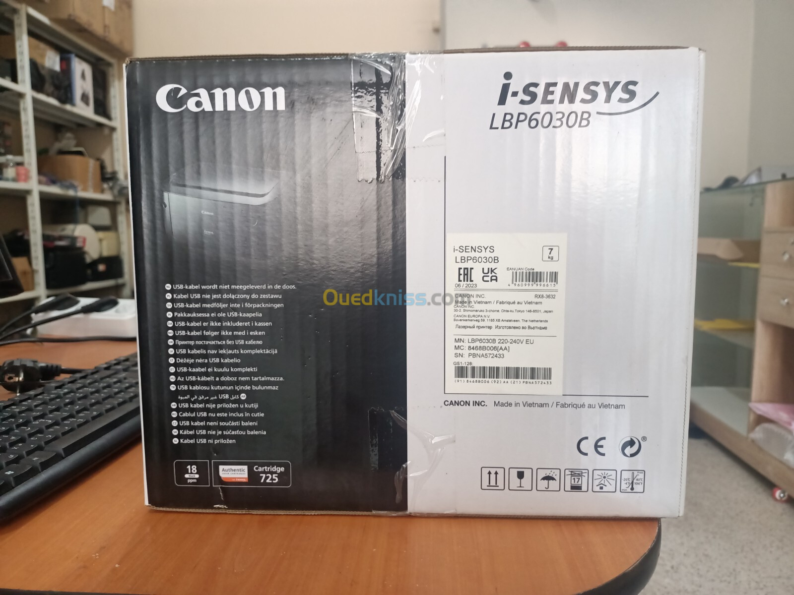 IMPRIMANTE CANON I-SENSYS LBP6030B LASER