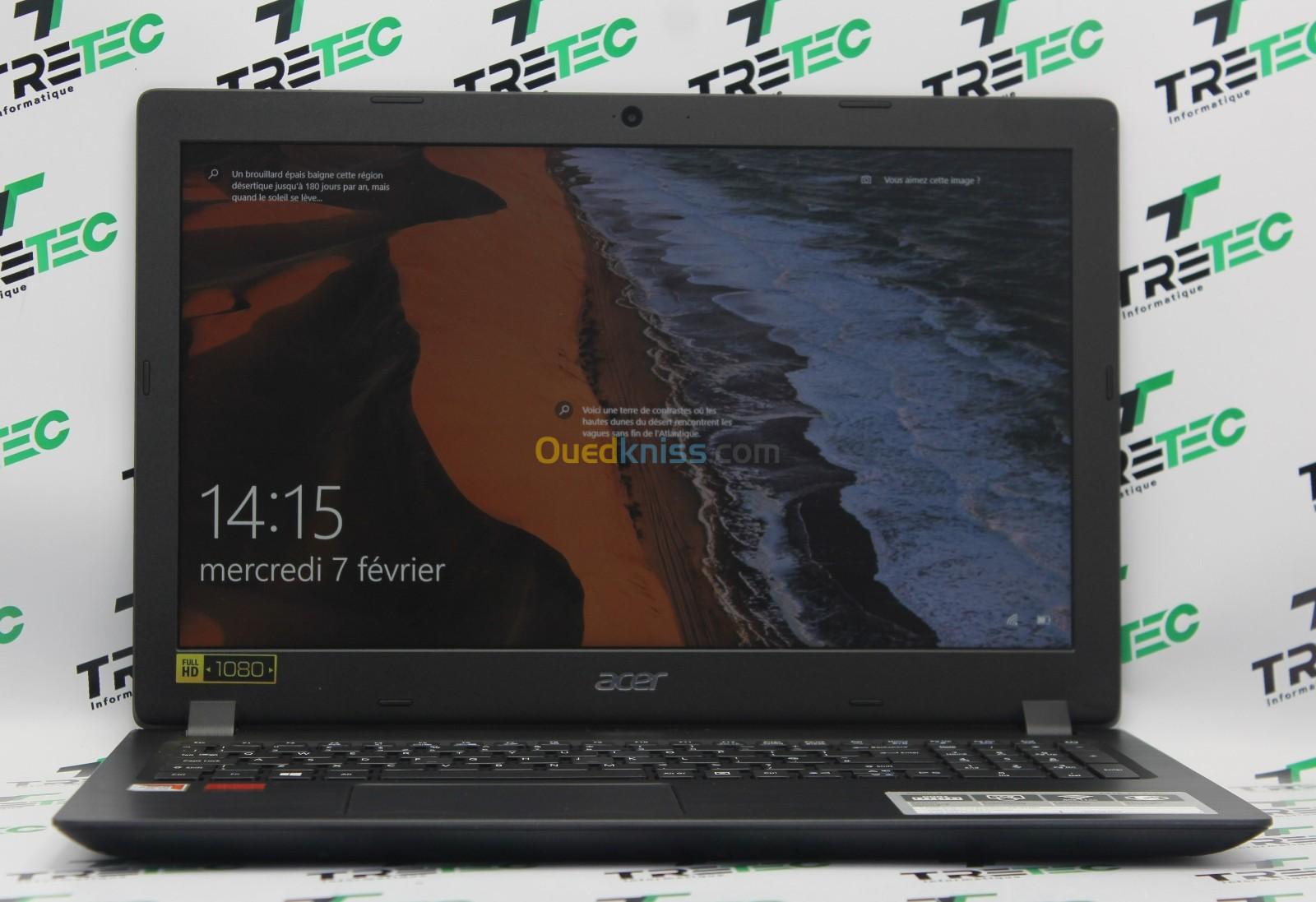 ACER ASPIRE A315-21 A9-9420 8GB 256GB SSD FHD 15" 