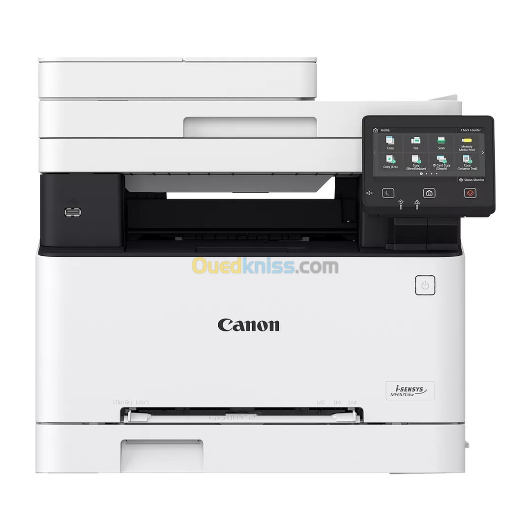 Imprimante Canon Laser Couleur Multifonction MF657 Cdw : 21ppm /WiFi/Recto Verso / Chargeur/ FAX
