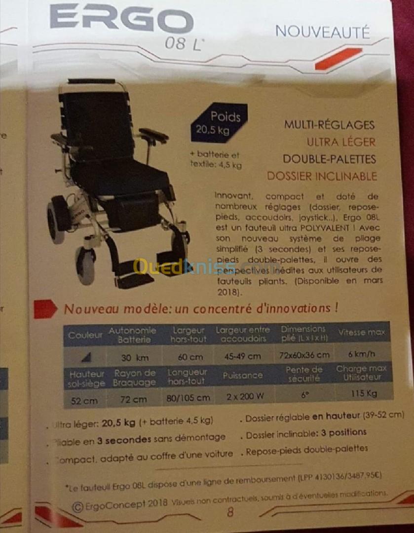 Fauteuil roulant electrique adulte