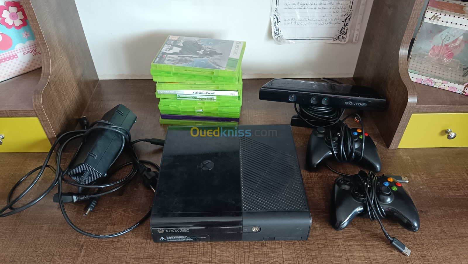 Xbox 360 ultra slim avec kinect et CD 