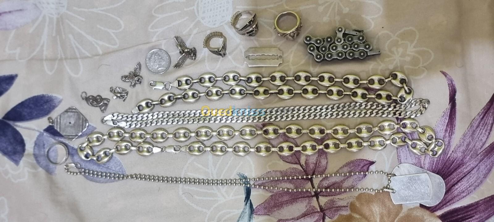 Bijoux pure argent italy très rare. Feda hora italya 