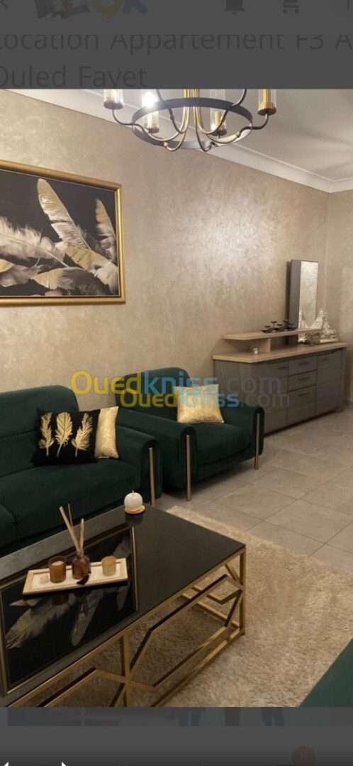 Location Appartement F3 Alger Ouled fayet