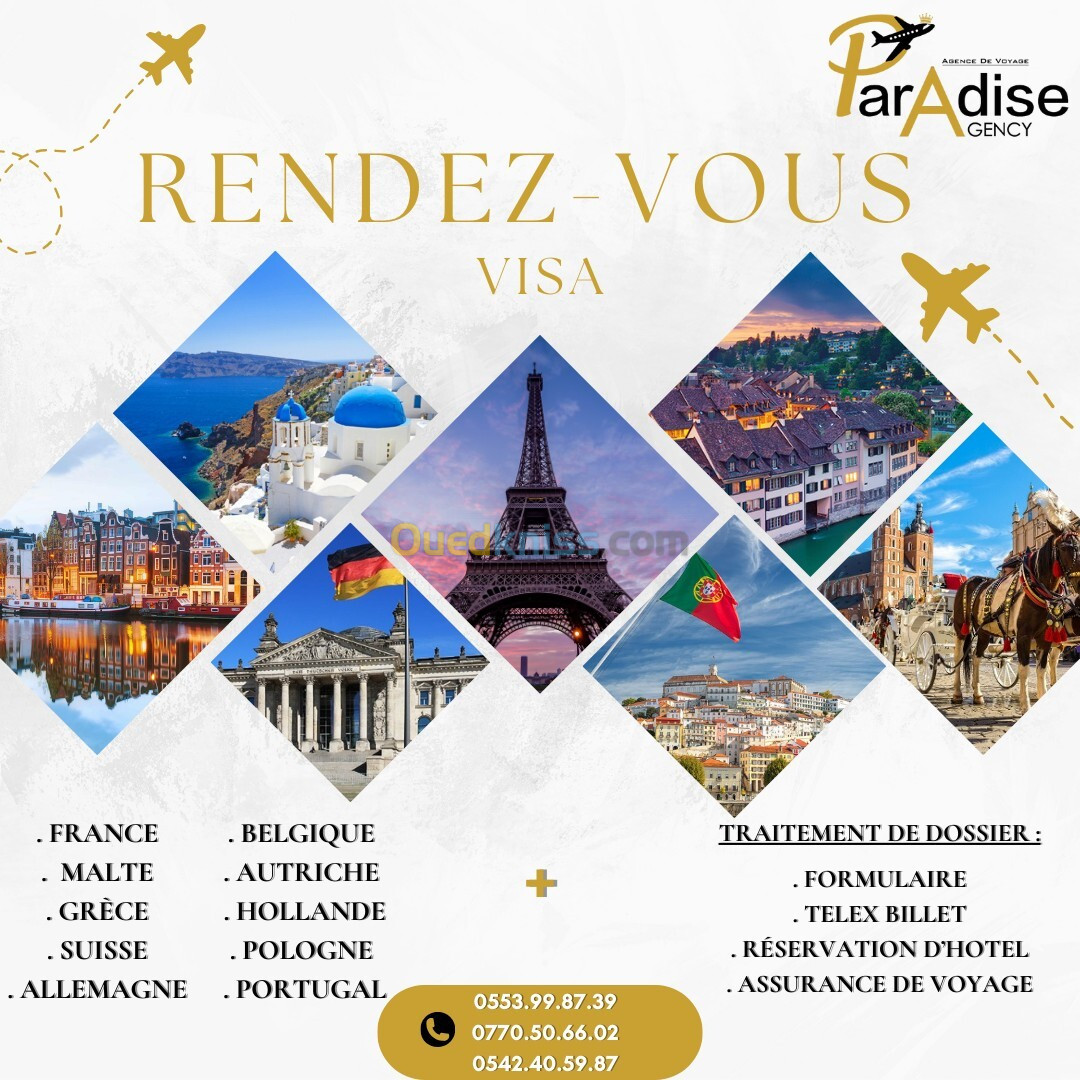 Rendez-vous visa shengen 