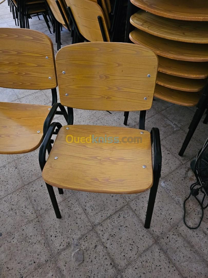 Chaises larges avec plateau 