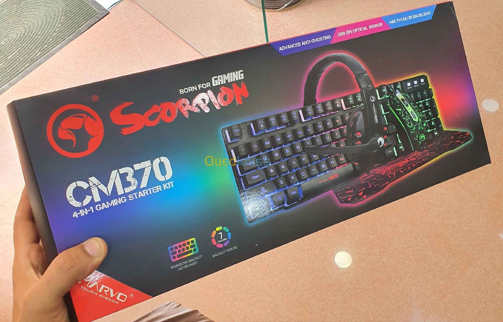 Kit gaming 4in1 scorpion cm370