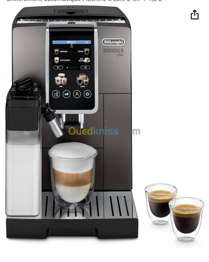 Machine a café  Delonghi Dinamica Plus ECAM 380 95TB 