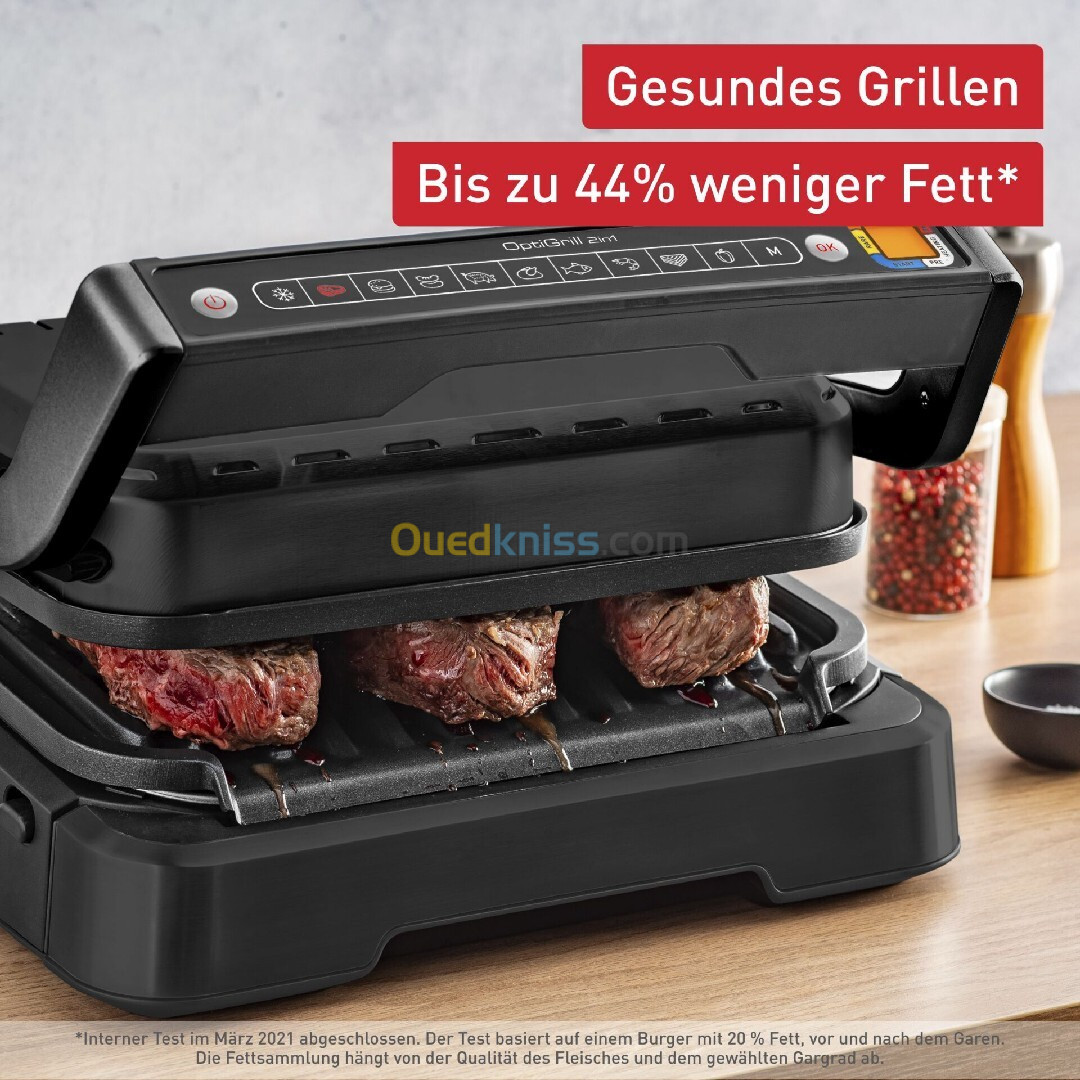  Panini Tefal OptiGrill  2-en-1 GC772810 Grill- 9 programmes