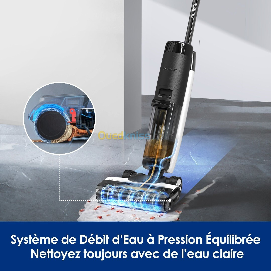 Tineco FLOOR ONE S7 PRO Aspirateur et Laveur Sec et Humide sans Fil Intelligent