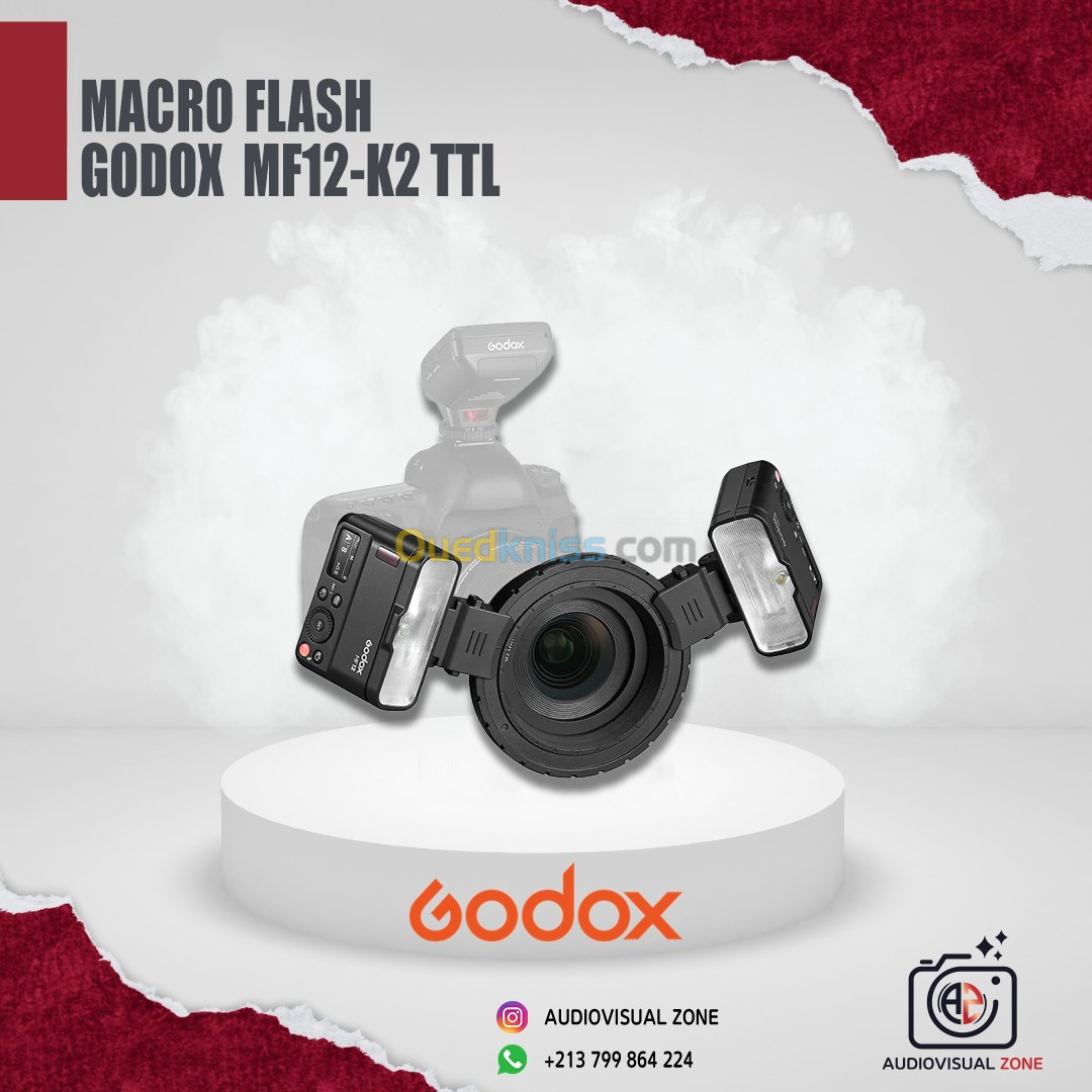 MACRO FLASH GODOX MF12-K2  