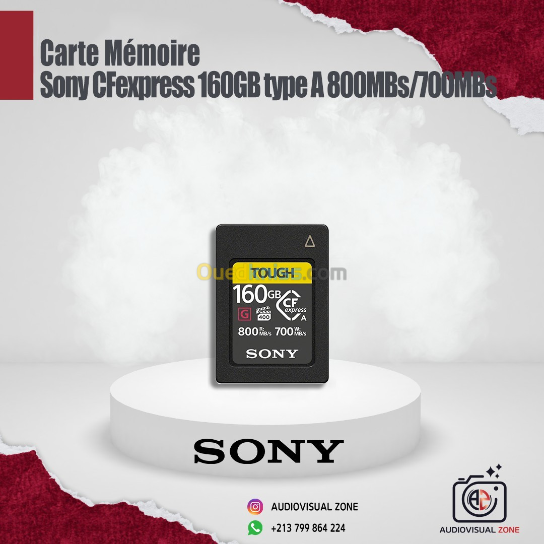 Cartes mémoires SONY 160 GB