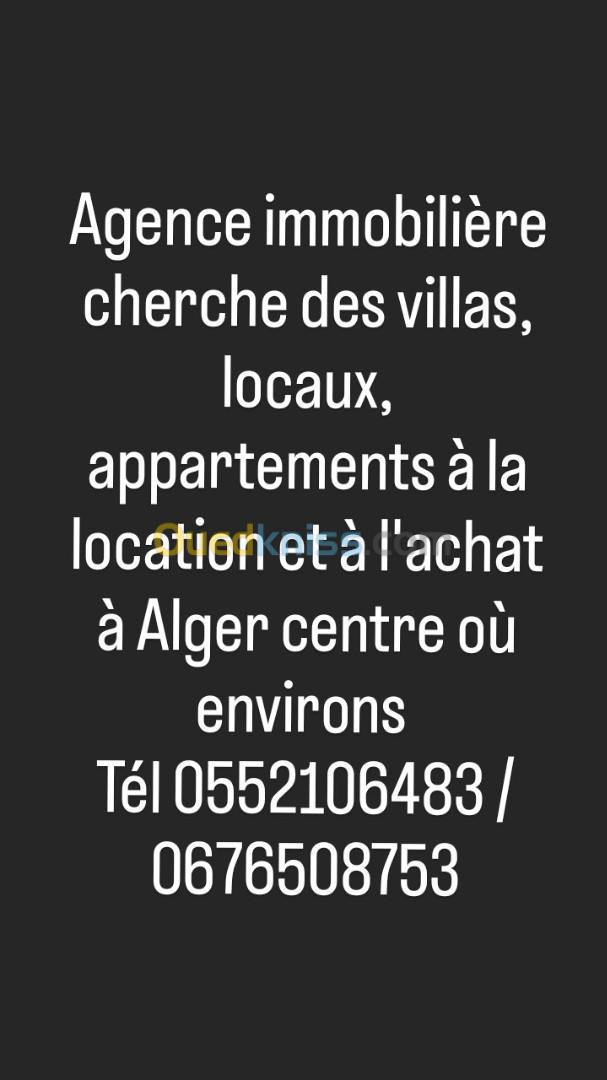 Cherche location Appartement Alger Alger centre