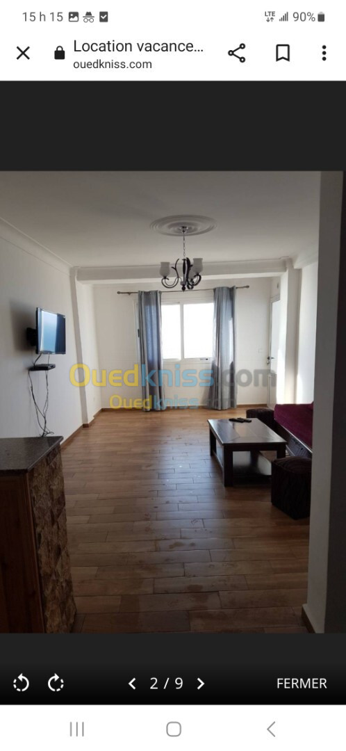 Location vacances Appartement F3 Tizi Ouzou Tigzirt