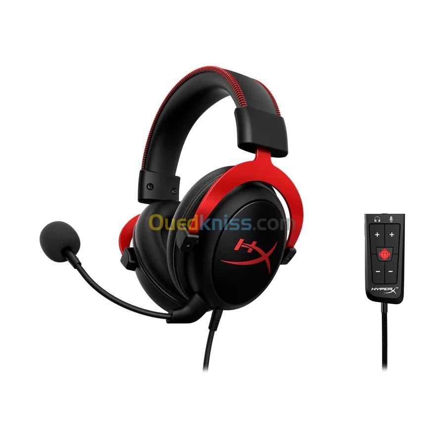  Casque HyperX Cloud II Jeux (noir rouge)