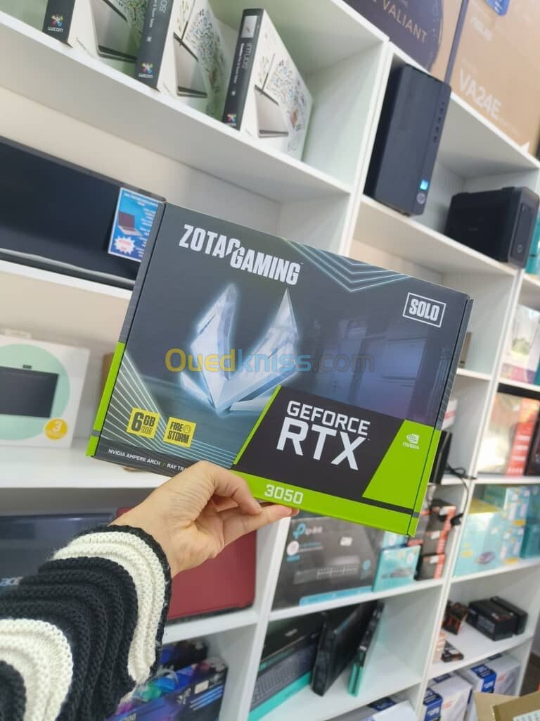 Carte Graphique ZOTAC GAMING GeForce RTX 3050 6GB GDDR6 Solo