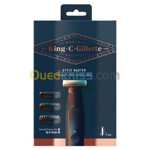 Tondeuse GILLETTE king style master barbe sans fil