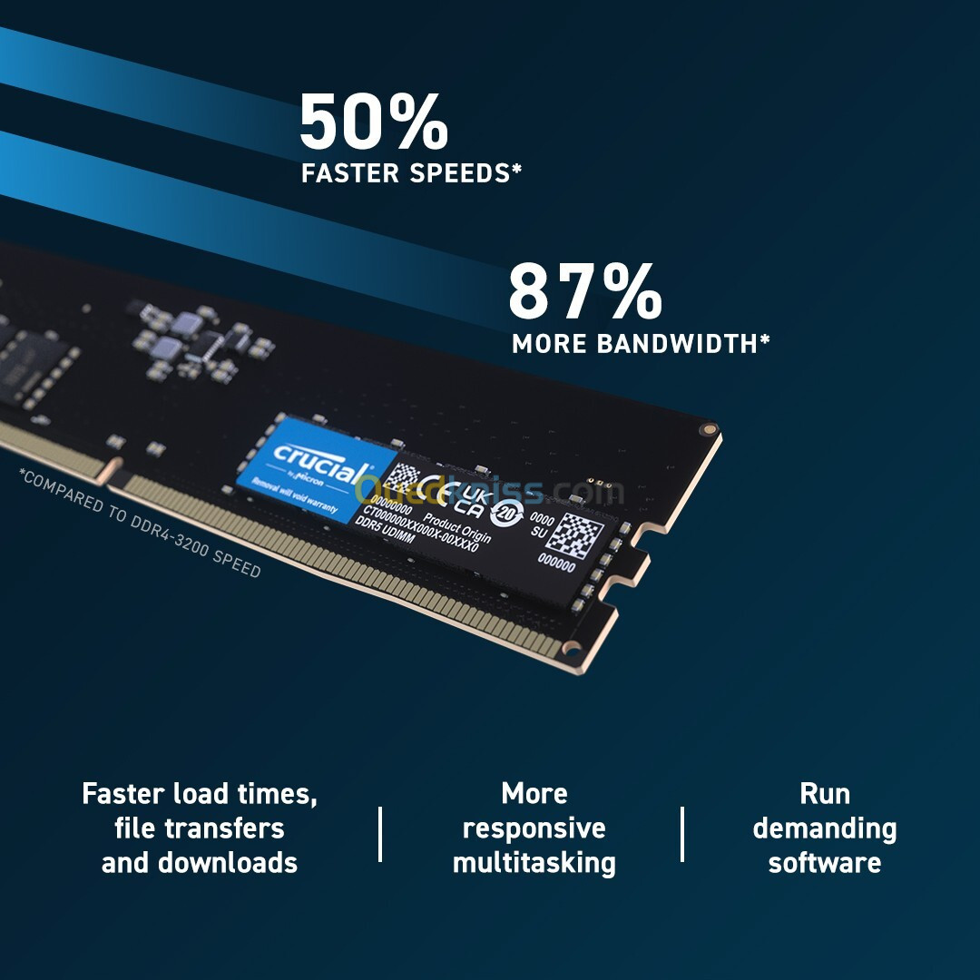 RAM Crucial 16GB DDR5-4800 UDIMM