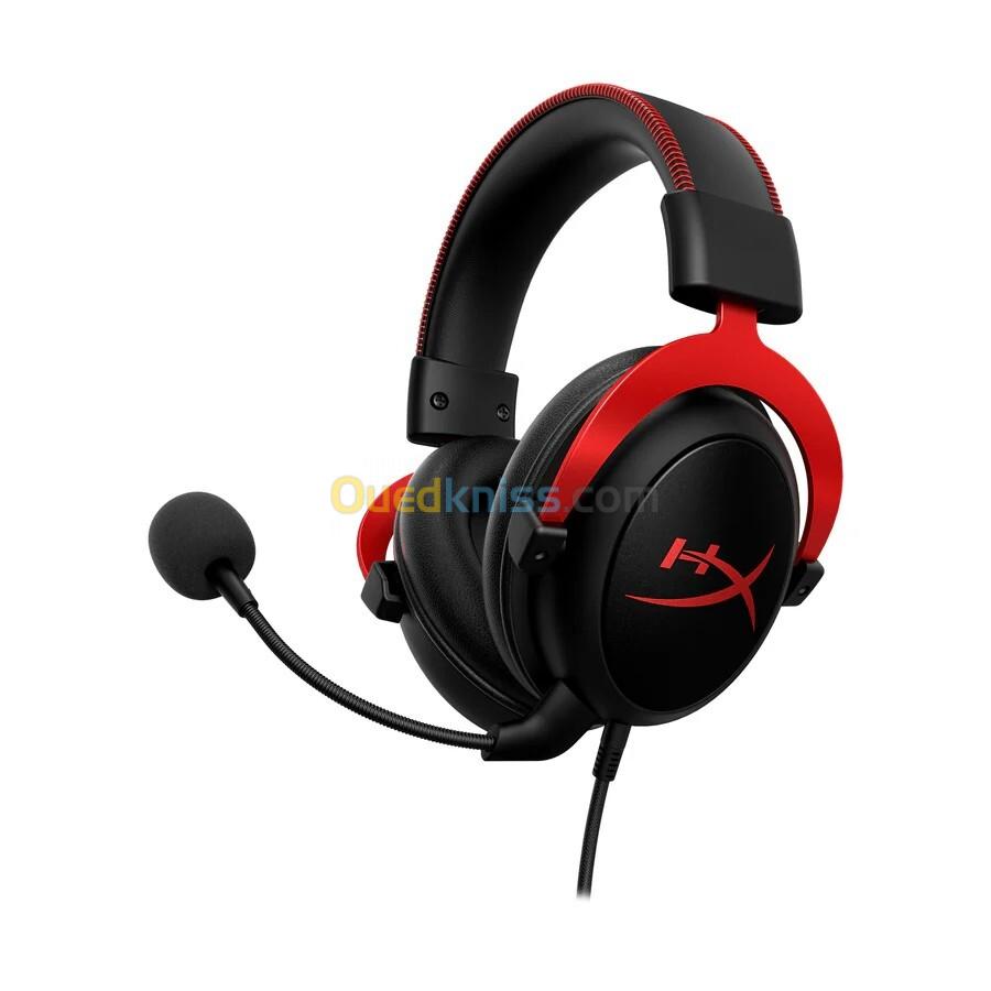  Casque HyperX Cloud II Jeux (noir rouge)