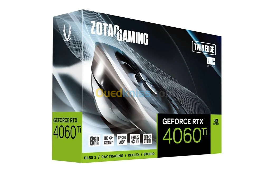 Carte Graphique ZOTAC GAMING GeForce RTX 4060 8GB Twin Edge/ GeForce RTX 4060 Ti 8GB Twin Edge OC