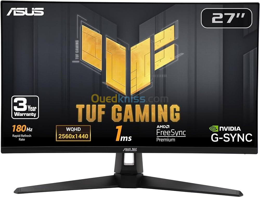 ASUS TUF GAMING 2K - 27" 180 Hz Fast-IPS Nvidia & AMD sync