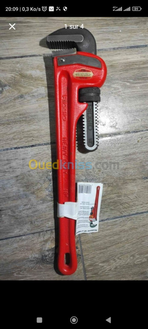 Clé a griffe RIDGID18''  USA