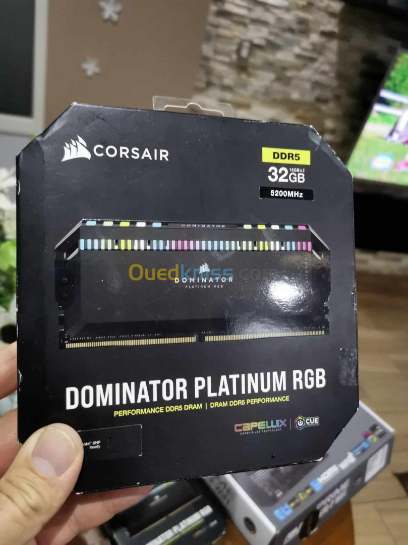 DDR5 * 32GB * 5200Mhz * RGB * CORSAIR DOMINATOR PLATINUM