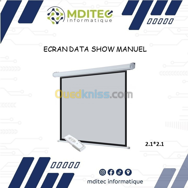 ECRAN DATA SHOW MOTORISE & MANUEL