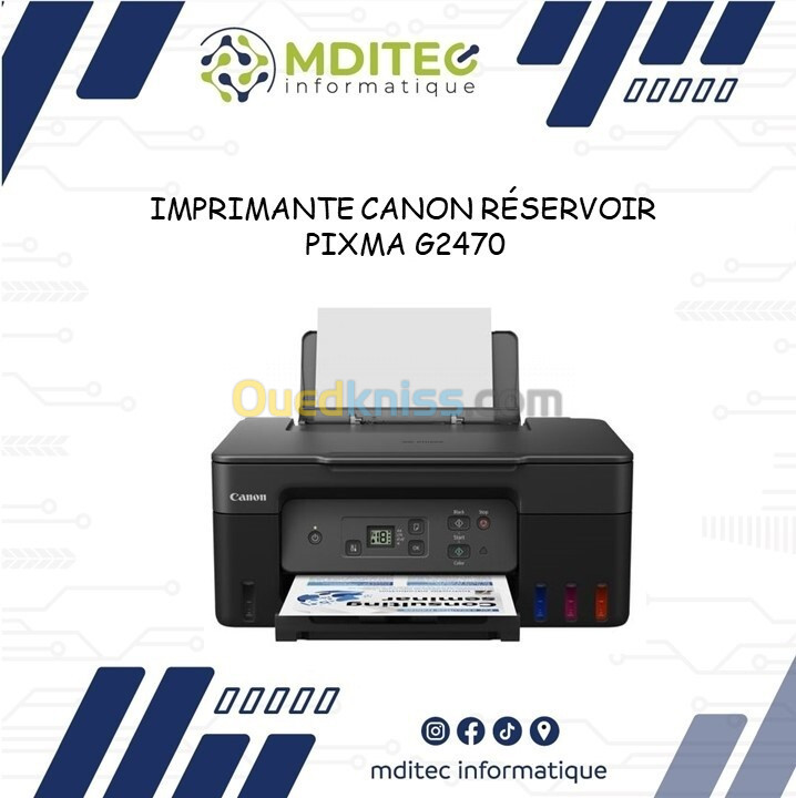 IMPRIMANTE CANON RÉSERVOIR PIXMA G2470