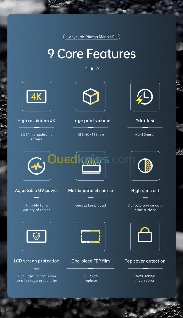 Imprimante 3D Resine SLA AnyCubic Mono 4K - Sétif Algeria