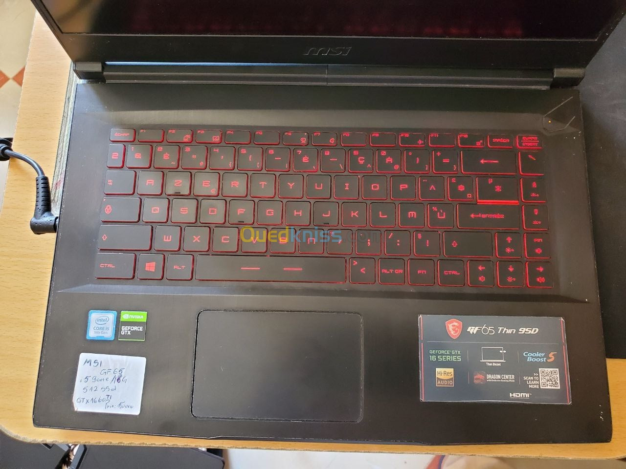 Laptop Gamer MSI GF65 Thin 95D