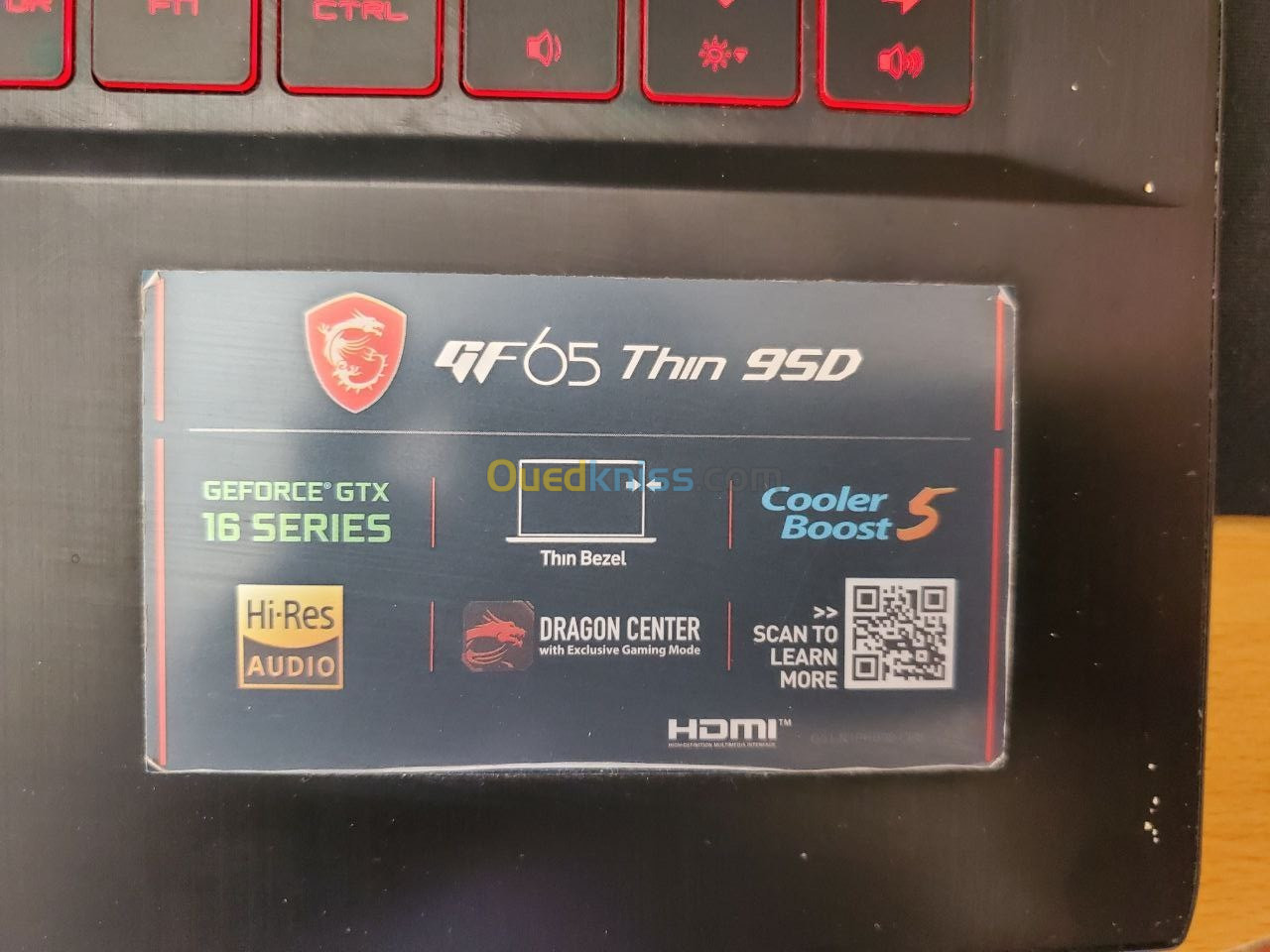 Laptop Gamer MSI GF65 Thin 95D