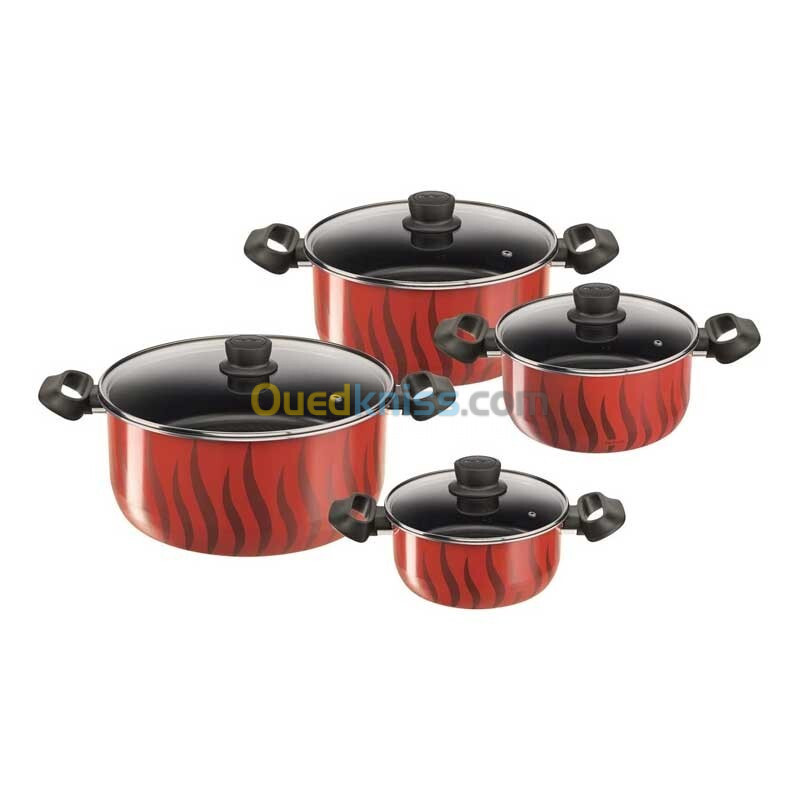 Batterie de Cuisine Tempo Flame 8 Pieces Cooking Set 18/22/26/30 cm