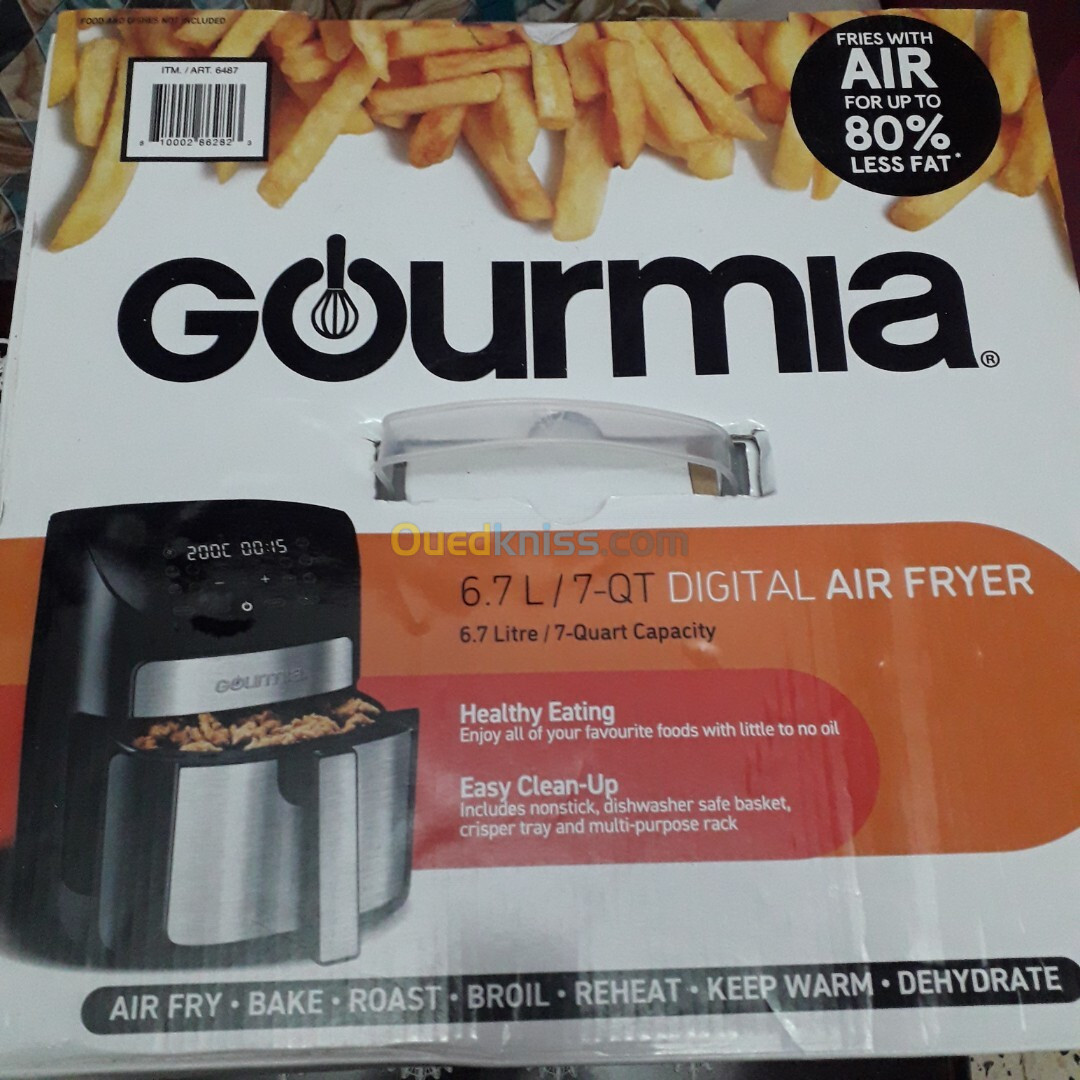 Air fryer habta kaba Originale UK la Marque GOURMIA  6.7L/ 7-QT DigitaL