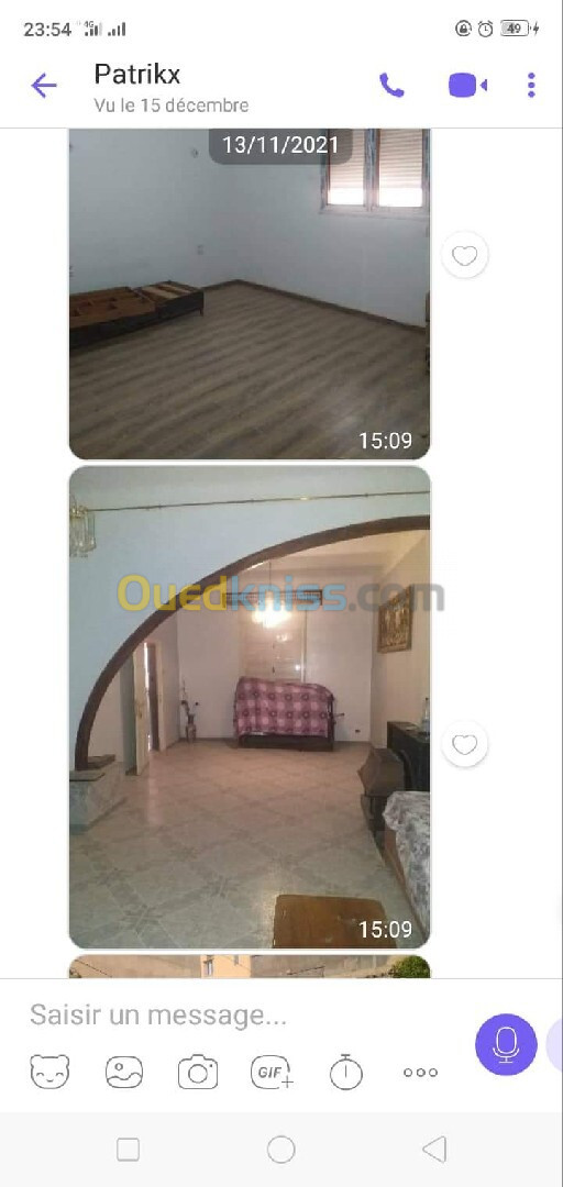 Vente Villa Béchar Bechar