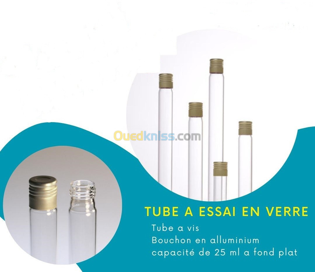 Tube a essai en verre 