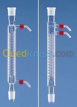 CONDENSEUR, GRAHAM  avec trous de verre, ardillon