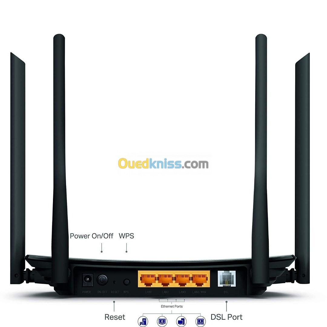 FIBRE OPTIQUE. MODEM ROUTER TP-LINK TL-ARCHER VR300 FIBREVDSLADSL WIFI ...