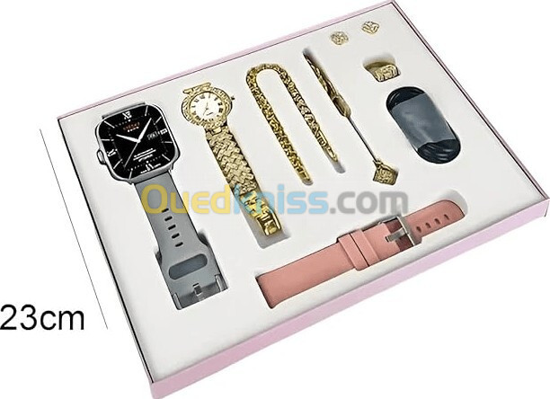 Smart watch pour femme + accessoires.