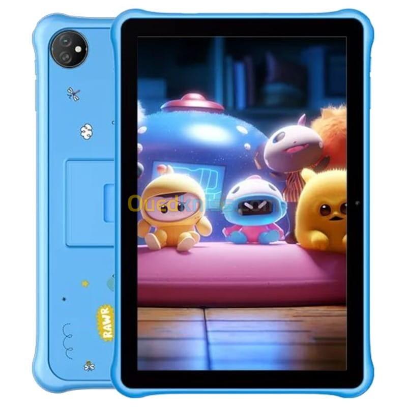 Tab 30 Kids Android 13, 10,1'' 6Go+64Go Batterie 5100mAh, Caméra 5MP, WiFi 6 Bleu GARANTIE 18 MOIS