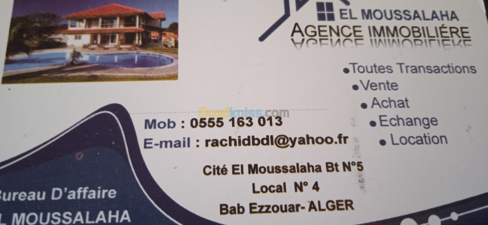 Vente Appartement F3 Alger Bab ezzouar