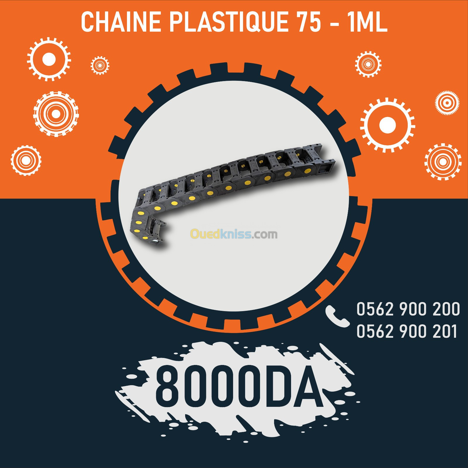 CHAINE PLASTIQUE 75-1ML 