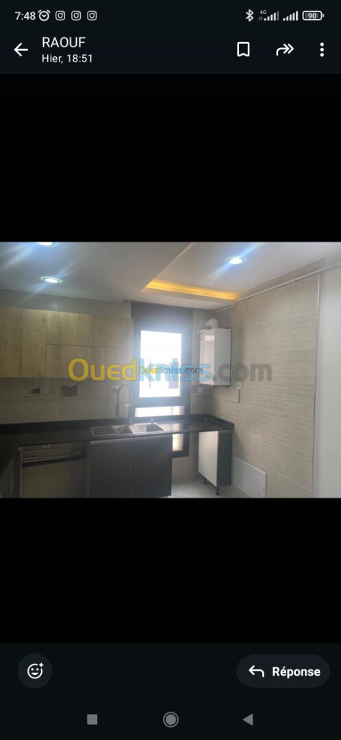 Location Appartement F4 Alger Ouled fayet