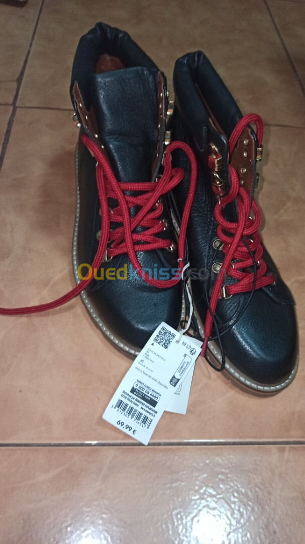 Boots outdoor en cuir original 